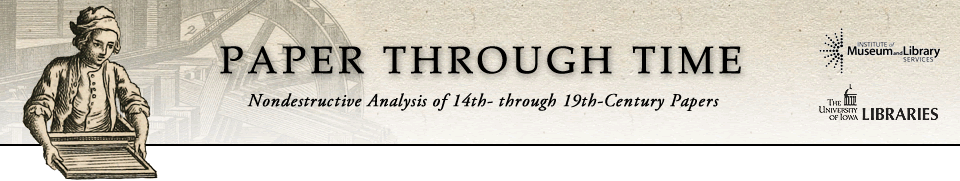 Paper through Time: Nondestructive Analysis of 14th- through 19th-Century Papers