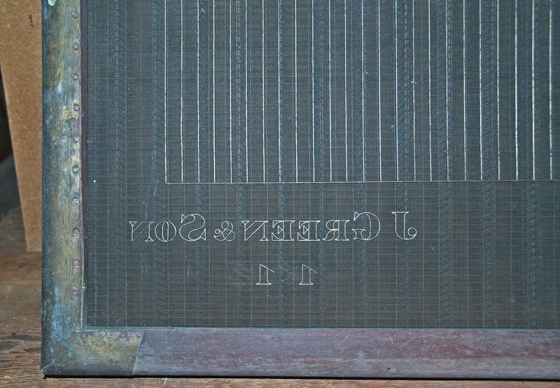 M236c J Green & Son 36 rule close up of incomplete date
