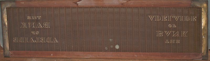 M229a Bank of Adelaide whole mould