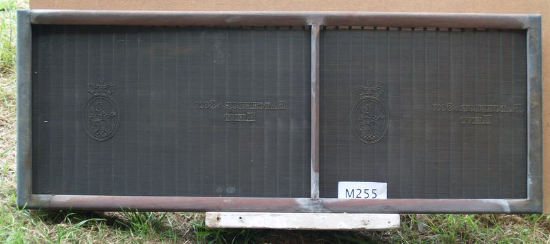 M255a Batchelor & Son - whole mould with offset deckle divider