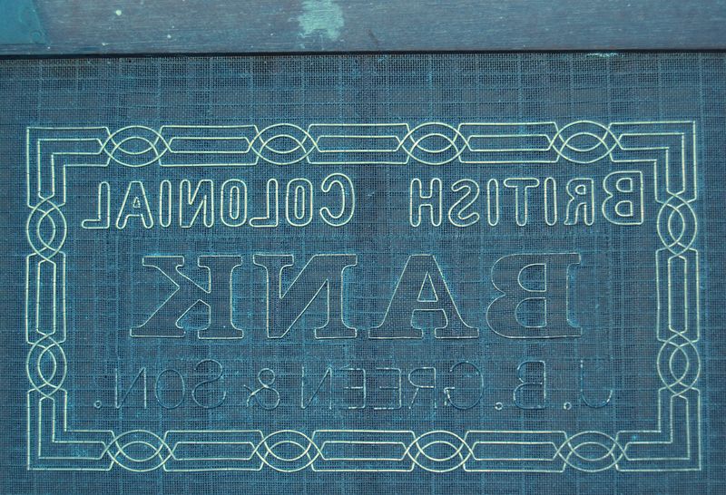 M261b J B Green & Son bank note sampler -British Colonial Bank