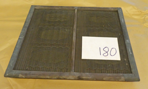 M180 Two sheet moulds with complex herring bone