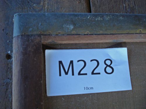 M228f - Deckle detail showing blocking slip
