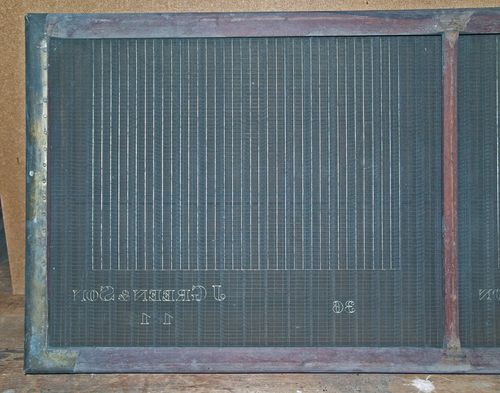 M236b J Green & Son 36 rule single sheet with part of date missing