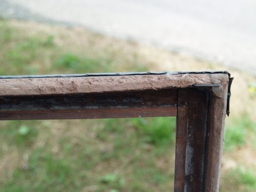 M253e F J Head Hand Made Laid Medium - tatty deckle corner