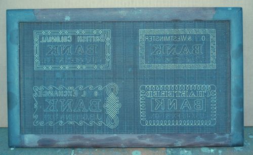M261a J B Green & Son bank note sampler - full mould