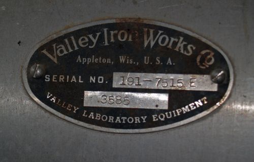 Valley Beater - ID Plate 1