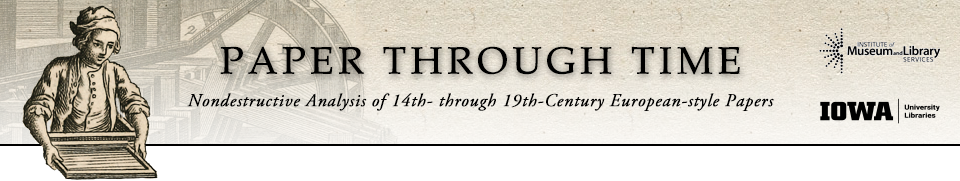 Paper through Time: Nondestructive Analysis of 14th- through 19th-Century Papers
