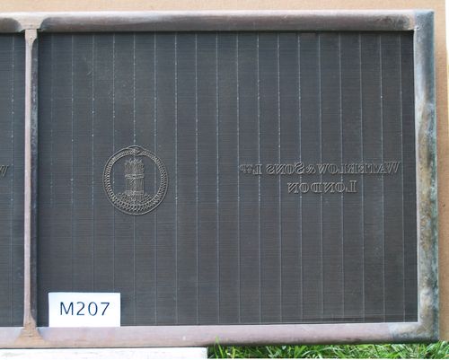 M207b Waterlow & Sons Ltd London - single sheet